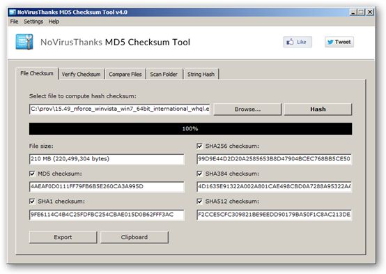 md5 check tool